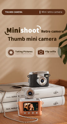 Y7000 Mini Camera With Screen HD 1080P 180° Rotation Portable Retro Ultra Compact Mini Camera